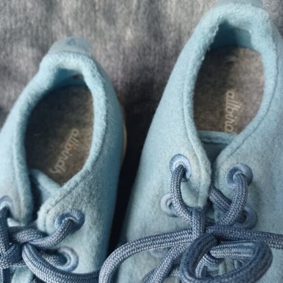 Allbirds Light Blue Wool Runners - Women's Size 9 - Pre-owned - Picture 7 of 7